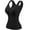 Black #155, variant on Tank Top with Shelf Bra, Thickened Warm Tank Top with Shelf Bra, High Elasticity Sleeveless Slim Fit Camisole Black 38