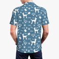 thumbnail image 3 of Balery Poodle Dog Printed Men’s Short Sleeve Polo Shirt, Midweight Men's Shirt,Golf Polo shirts -Medium, 3 of 8