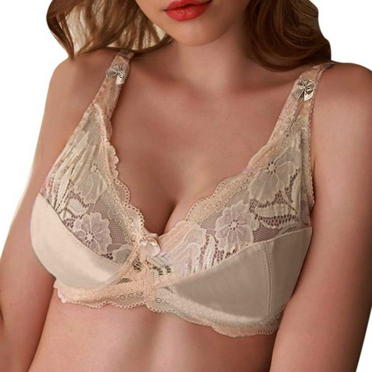 Beppter Womens Shaping Underwire Support Bras Half-Cup Bra Women's T Shirt  Bra with Push Up Padded Bralette Bra without Underwire Seamless Comfortable  Soft Cup Bra 