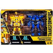 Transformers Buzzworthy Bumblebee Studio Series Bumblebee VS Dropkick Exclusive Deluxe Action Figure 2-Pack