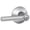 Satin Chrome, variant on Schlage F40BRW622 Broadway Lever Matte Black