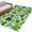 Green Beige, variant on St. Patrick's Day Area Rugs 4'x6', Washable Small Throw Rugs for Office Bathroom, Vintage Spring Green Lucky Irish Clovers Indoor Outdoor Rug Non-Slip Low Pile Carpet Runner Reversible Floor Mats