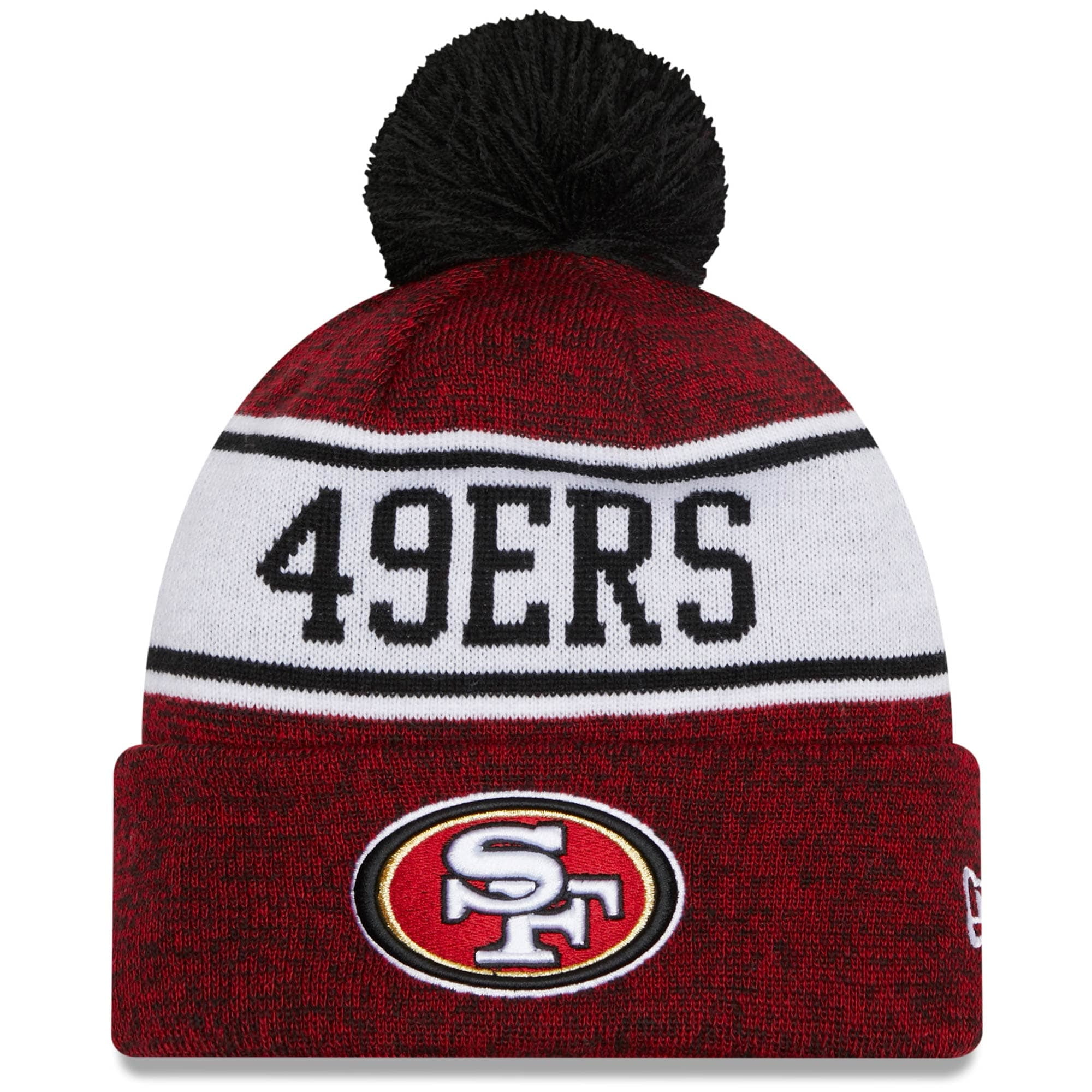 Men's New Era Scarlet/Black San 