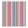 thumbnail image 3 of Ambesonne Colorful Shower Curtain, Vertical Stripes Print, 69"Wx84"L, Multicolor, 3 of 5