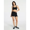 thumbnail image 2 of Avia Women's Side Ruched Bike Shorts, 4" Inseam, Sizes XS-XXXL, 2 of 6