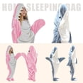 thumbnail image 2 of Hark Blanket Shark Onesie Manta de Tiburón para Ponerse en un Disfraz de Saco de Dormir para Adultos, XXL/210*90cm, 2 of 5