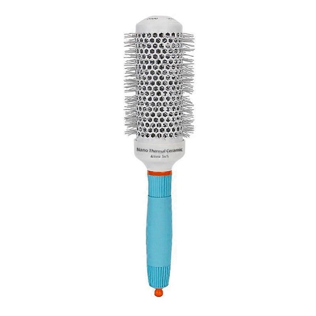 1 Piece Aluminum Tube Comb Hair Salon Special Smooth Hair Curling Comb High Temperature Resistant Styling Comb Hairdressing Tools Nylon Tooth Cylinder