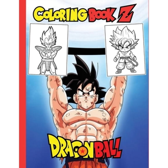Pre-Owned Dragon Ball Coloring Book: 62 New Coloring Pages Filled With Dragon Ball Jumbo Characters. Perfect (Paperback) by Caftan Tislit