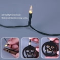 thumbnail image 4 of Luz De Cadena De Murciélago De Araña De Halloween, Decoración De Halloween, Luz De Ambiente Para Fiesta Temática De Carnaval Noticed HA044424-01, 4 of 6