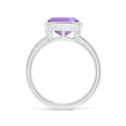 thumbnail image 2 of ANGARA Natural 3.1 Ct. Amethyst Solitaire Ring in 14K White Gold for Women (Ring Size: 3.5), 2 of 9