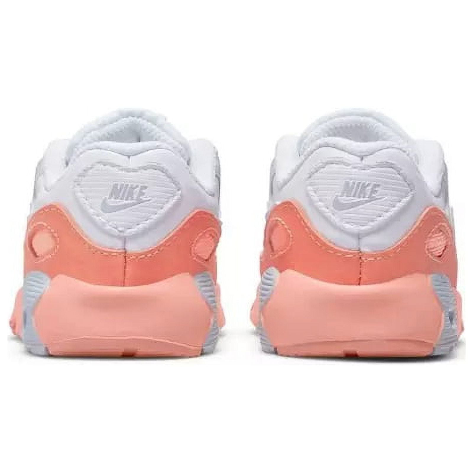 Toddler's Nike Air Max 90 LTR SE White/Aura-Lt Madder Root (DM0958 100) - 6