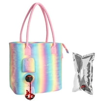 Tirrinia Beach Wine Tote Bag, Wine Cooler Bag Leakproof Insulated Purse Carrier with Spout Hidden Compartments, Holds 2 bottles of Wine for Travel, BYOB Restaurant, Party, Dinner