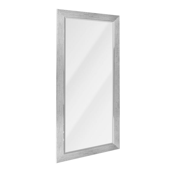 Head West Framed Beveled Accent Leaner Mirror, White - 29.5" x 63.5"