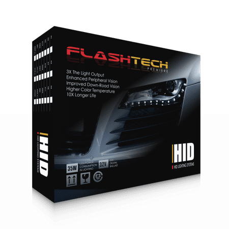 

Flashtech D4 Bulb Size Premier 32V HID Headlight Replacement Kit -5000K