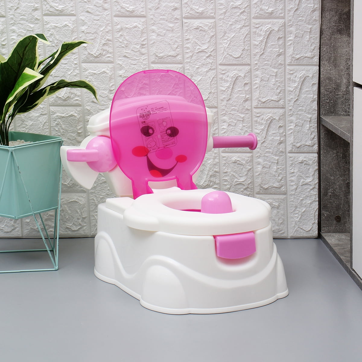 Buy Baby Kids Toilet Trainer Cute Cartoons Safe Handles Kids Toddler Potty Chair Toilet Seat
