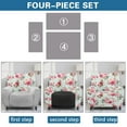 thumbnail image 6 of Psesaysky Romantic Roses Flowers Print Recliner Cover, Couch Cover for Recliner Fall Home Decor - Stretch Non Slip Sofa Covers Washable, Furniture Protector for Kids, Pets, Dog, 6 of 7
