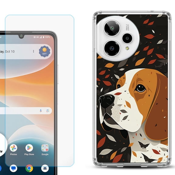 Phone Case for ATT Motivate Pro 2, with Screen Protector, by OneToughShield - Beagle