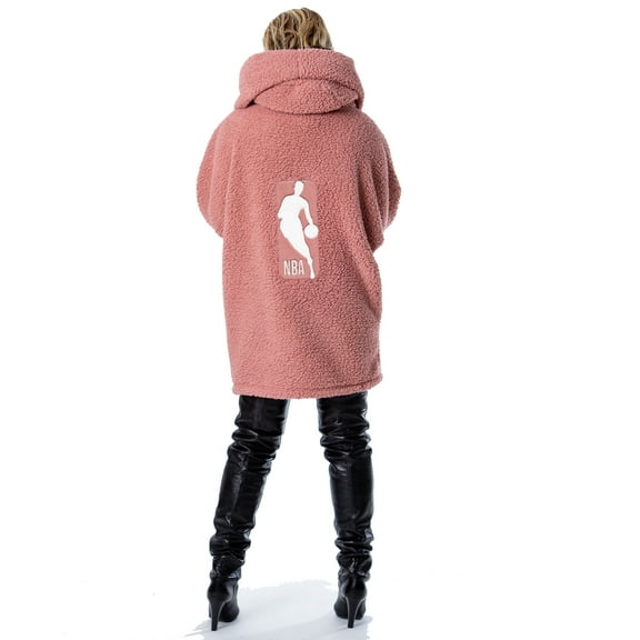 Unisex The Best Lounger In The World By Jill Martin  Pink NBA Breast Cancer Awareness Oversized Front Button Lounger