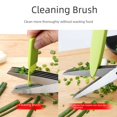 thumbnail image 2 of 5-Layer Stainless Steel Herb & Vegetable Scissors with Sharp Blades - Multi-Purpose Kitchen & Office Tool for Shredding Paper, Cutting Spices - Ergonomic Handle, Rust-Resistant, Space-Saving Design, 2 of 5