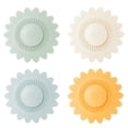 thumbnail image 1 of Elegante cubierta de drenaje de flores de silicona: para bloqueador de olores de doble filtro para baño, 1 of 10