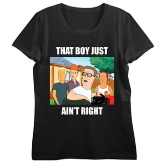 Women's King Of The Hill Hank Hill Logo TOPS, XL, Short Sleeve