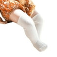 thumbnail image 2 of 1Pair Unisex-Baby Girls Boys Knee High Socks Seamless Toddler Boy Girls Cotton Uniform Stockings for Newborn Infant Tube Long Socks, 2 of 6