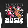 thumbnail image 3 of Disney - Mickey & Friends - Daisy Dances with Minnie - Feel the Music - Juniors Fitted Graphic T-Shirt, 3 of 5