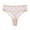 Light Yellow, variant on GEWSEY Women's Lace Sheer Panties Heart Print Low Rise Sexy Thongs Underwear (White, M)