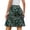 Green Paisley, variant on Women's Tennis Skirts with Pockets Knee Length Skirts with Shorts Modest Pickleball Clothes Tummy Control Skort
