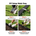 thumbnail image 5 of KFFKFF Galvanized Steel Landscape Edging, 40 ft x 6 in Metal Border for Landscaping with Gloves, Flexible and Easy-to-Install Strips, Durable Metal Garden Edging for Flower Beds and Pathways, 5 of 9