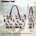thumbnail image 6 of ZUXONGSY Dachshund Print Top Handle Tote Bag for Women Large Capacity Tote Bag Portable Top Handles Work Bag with Inner Pocket for Tours Daily Use, 6 of 6