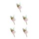 thumbnail image 2 of Minnieouse Ojal de ramillete de bajo mantenimiento con clips para el banquete de boda Novio Boutonniere Artificial Blush Pink Type2 NO2, 2 of 6