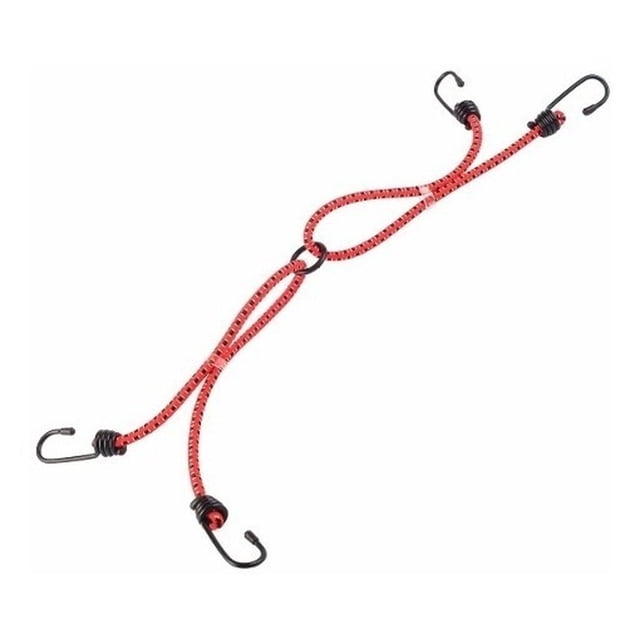Cordones Elasticos Fuertes Y Duraderos Largos Rojos Coleman 821-225T