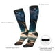 thumbnail image 4 of Fotbe Artistic Starry Sky Moon Book Calcetas Divertidas Estampadas para Hombre y Mujer, Calcetas de Algodón hasta la Rodilla para Caminar, Correr, Enfermería y Embarazo, 4 of 6