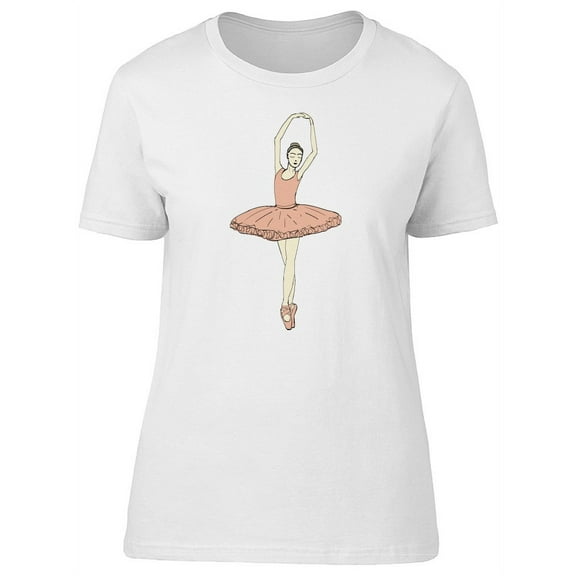 Ballerina In Typical Dance Tee Women's -Image by Shutterstock