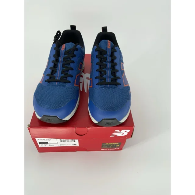 New Balance Evolve AT EH Mens Size 10D Blue Orange Alloy Toe Work Shoe *NIB*