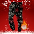 thumbnail image 2 of Baggy Sweatpants Men Wide Leg Christmas Pants For Women Xmas Sweatpants With Pockets Cute Santa Joggers Bottoms Plus Size Family Holiday Outfits, 2 of 4