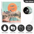 thumbnail image 5 of Yayeee Magnetic Dishwasher Cover for The Front Decoration Home Kitchen Machine Sticker Protector, Retro UFO, 5 of 6
