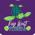 thumbnail image 4 of Inktastic Key West, Florida Happy Sea Turtle Boys or Girls Baby Bib, 4 of 4