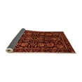 thumbnail image 2 of Ahgly Company Indoor Rectangle Abstract Orange Modern Area Rugs, 5' x 8', 2 of 4