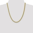 thumbnail image 2 of 14k Yellow Gold 22 Inch 4.5mm Franco Chain Necklace Pendant Charm, 2 of 9