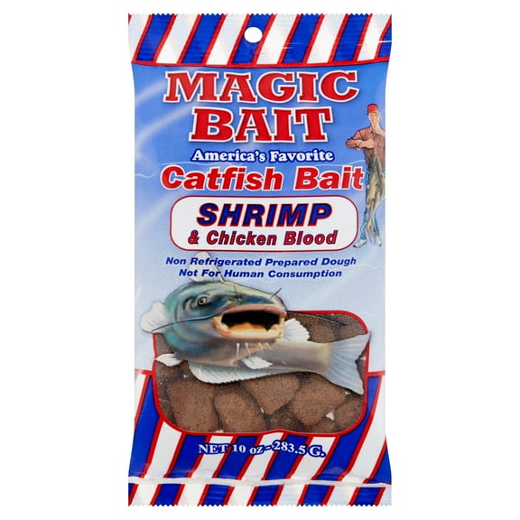 Magic Bait, Shrimp & Chicken Blood Catfish Bait, 7oz