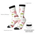 thumbnail image 4 of Daiia Cow And Pig Print Crew Socks – Soft Breathable Long Socks for Men & Women, Moisture-Wicking & Comfortable Daily Wear Socks, One-Size Fits Most (US 5-11), 4 of 6