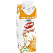 Boost Breeze Nutritional Drink, Orange, 8 Fl Oz (Pack of 6)