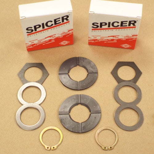 Thrust Washer Snap Ring Kit 50 60 Super Duty Compatible with F250 F350 Excursion 98-04,41784-2 47766,Thrust Washers Kits，Vanshly 