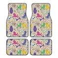 thumbnail image 1 of Disketp Colorful Poodle Dog for Crystal Velvet Car Mats Four-Piece Set,All-Season Automotive Protection, Vehicles, Cars, Trucks, and SUVs,Anti-Slip Design, 1 of 7