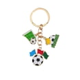 thumbnail image 1 of Llavero de fútbol para aficionados, diseño de campo en miniatura, pequeño regalo para amantes del fútbol, bolso o accesorio de llaves, recuerdo duradero y con estilo, 1 of 1