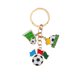 thumbnail image 1 of Llavero de fútbol para aficionados, diseño de campo en miniatura, pequeño regalo para amantes del fútbol, bolso o accesorio de llaves, recuerdo duradero y con estilo, 1 of 1