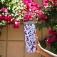 thumbnail image 2 of 30oz Butterfly Tumbler for Women - Vacuum Insulated Stainless Steel Cup with Handle & Flip Straw Lid, Coffee Mug Gift, 2 of 6