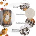 thumbnail image 6 of Shower Curtains for Bathroom-72"x78",Thanksgiving Pumpkin Farm Wood Barn Waterproof Bath Curtain Grommet Shower Curtain Set, 6 of 7